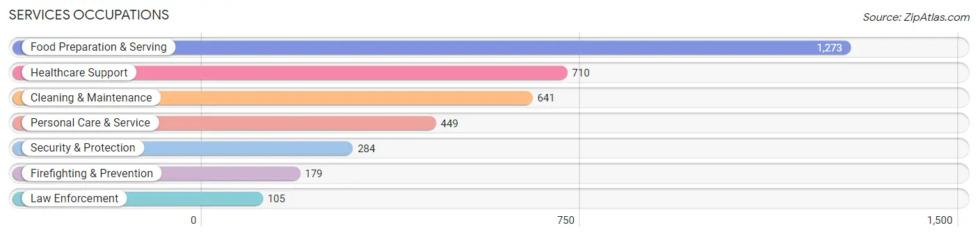 Services Occupations in Ashland County