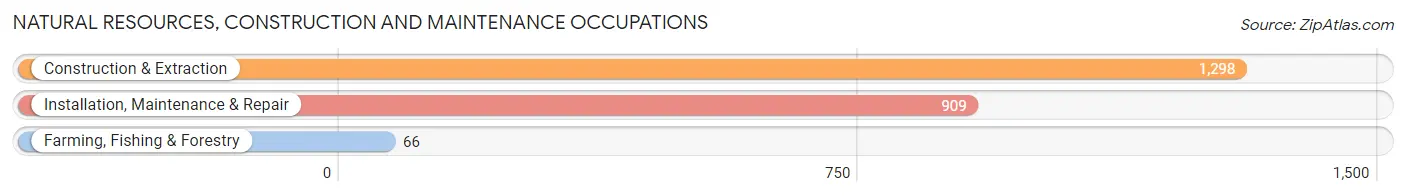 Natural Resources, Construction and Maintenance Occupations in Brown County