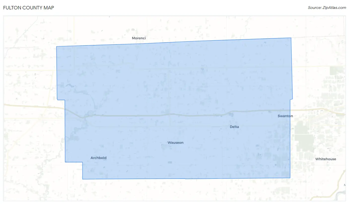 Fulton County Map