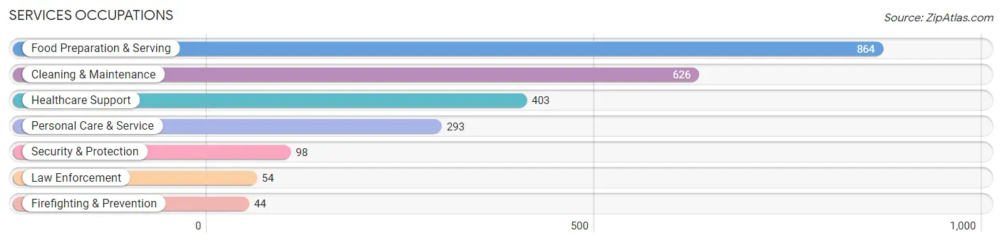 Services Occupations in Holmes County