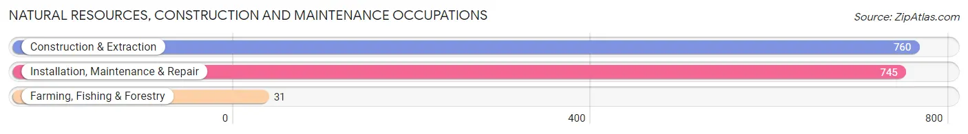 Natural Resources, Construction and Maintenance Occupations in Jackson County