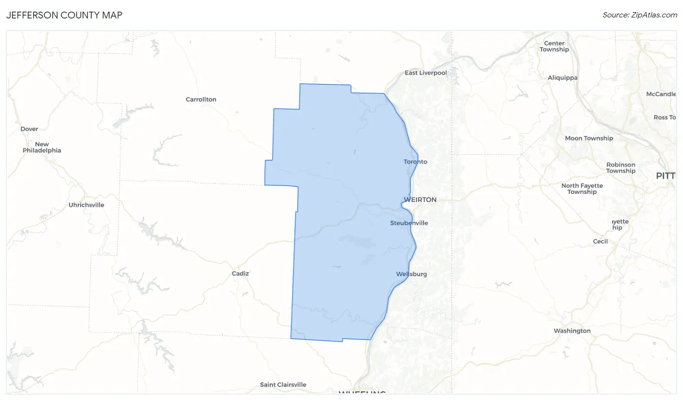 Jefferson County Map