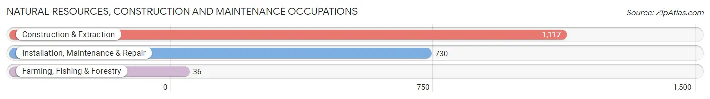 Natural Resources, Construction and Maintenance Occupations in Lawrence County