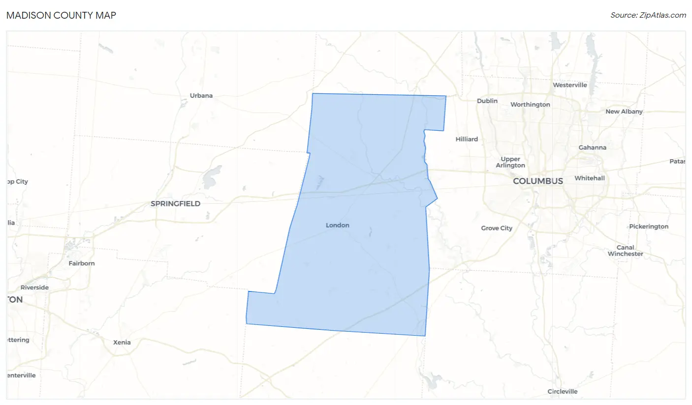 Madison County Map