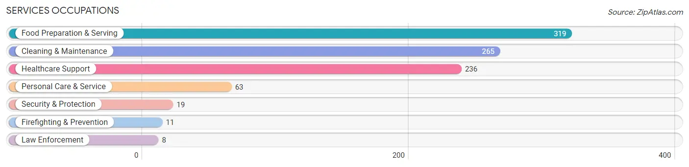 Services Occupations in Morgan County