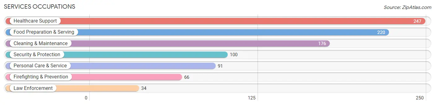 Services Occupations in Noble County