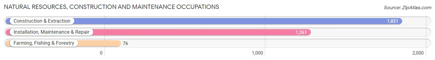 Natural Resources, Construction and Maintenance Occupations in Pickaway County