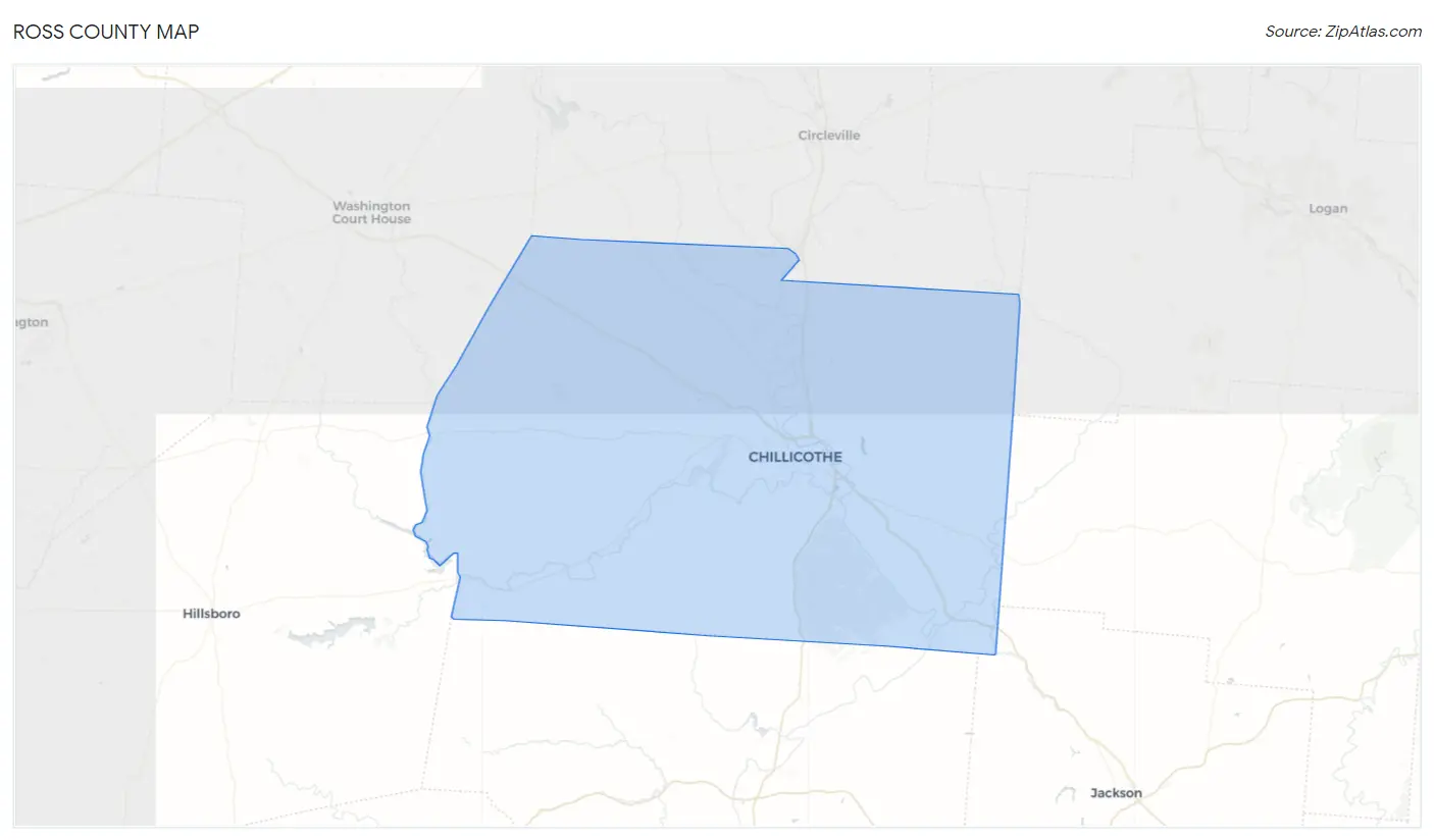 Ross County Map