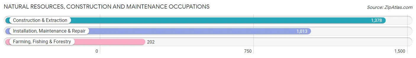 Natural Resources, Construction and Maintenance Occupations in Sandusky County
