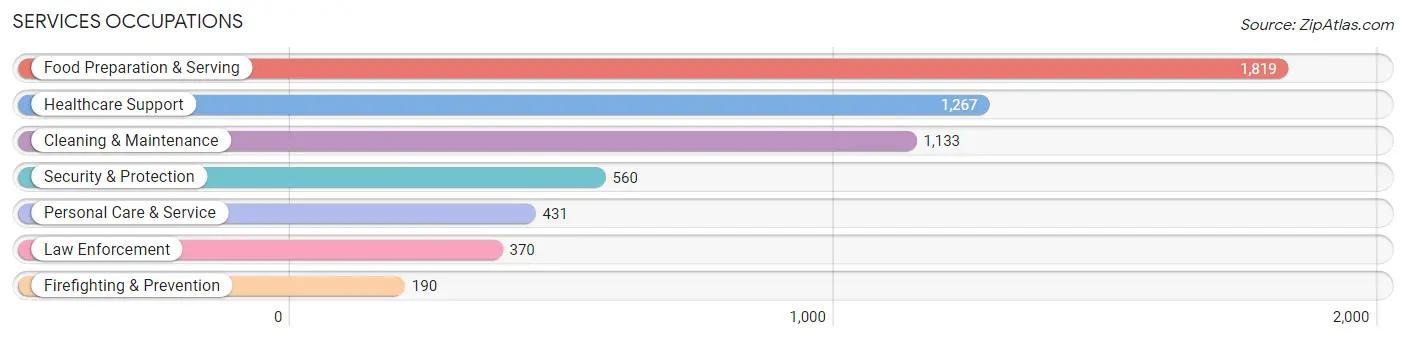 Services Occupations in Scioto County