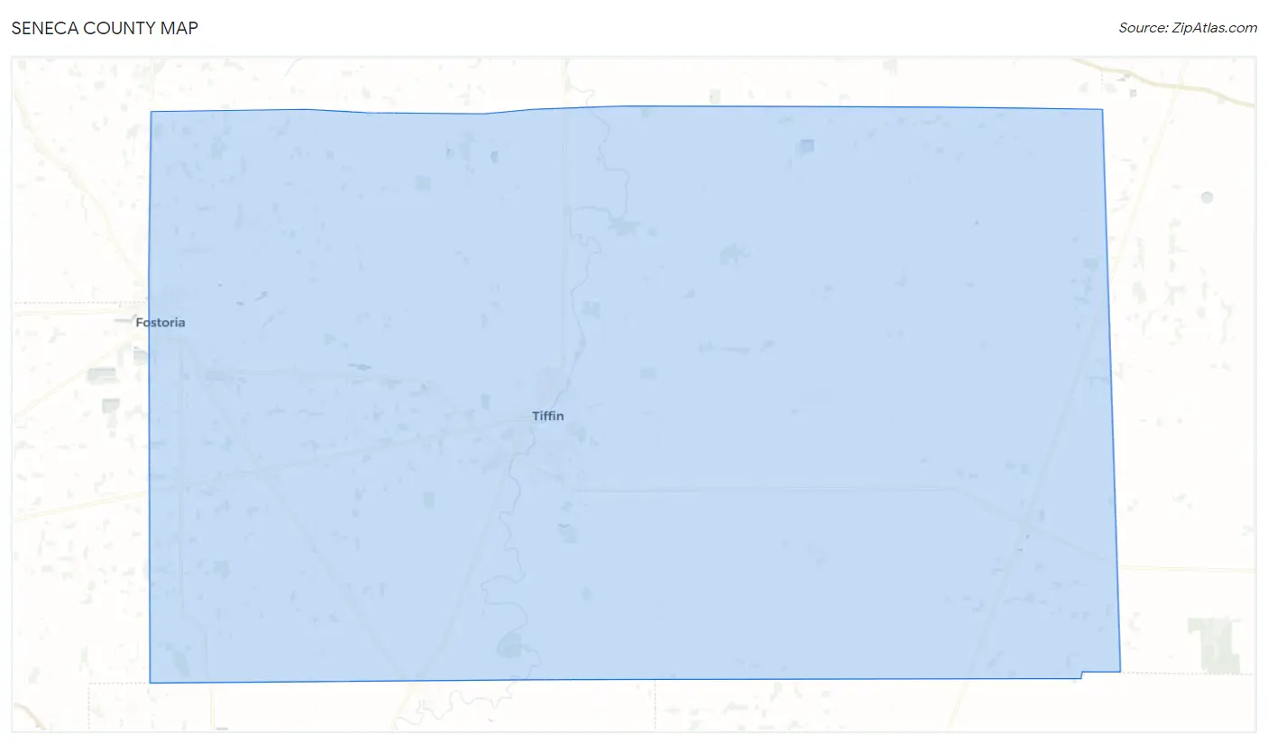 Seneca County Map