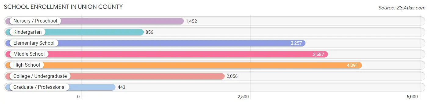 School Enrollment in Union County