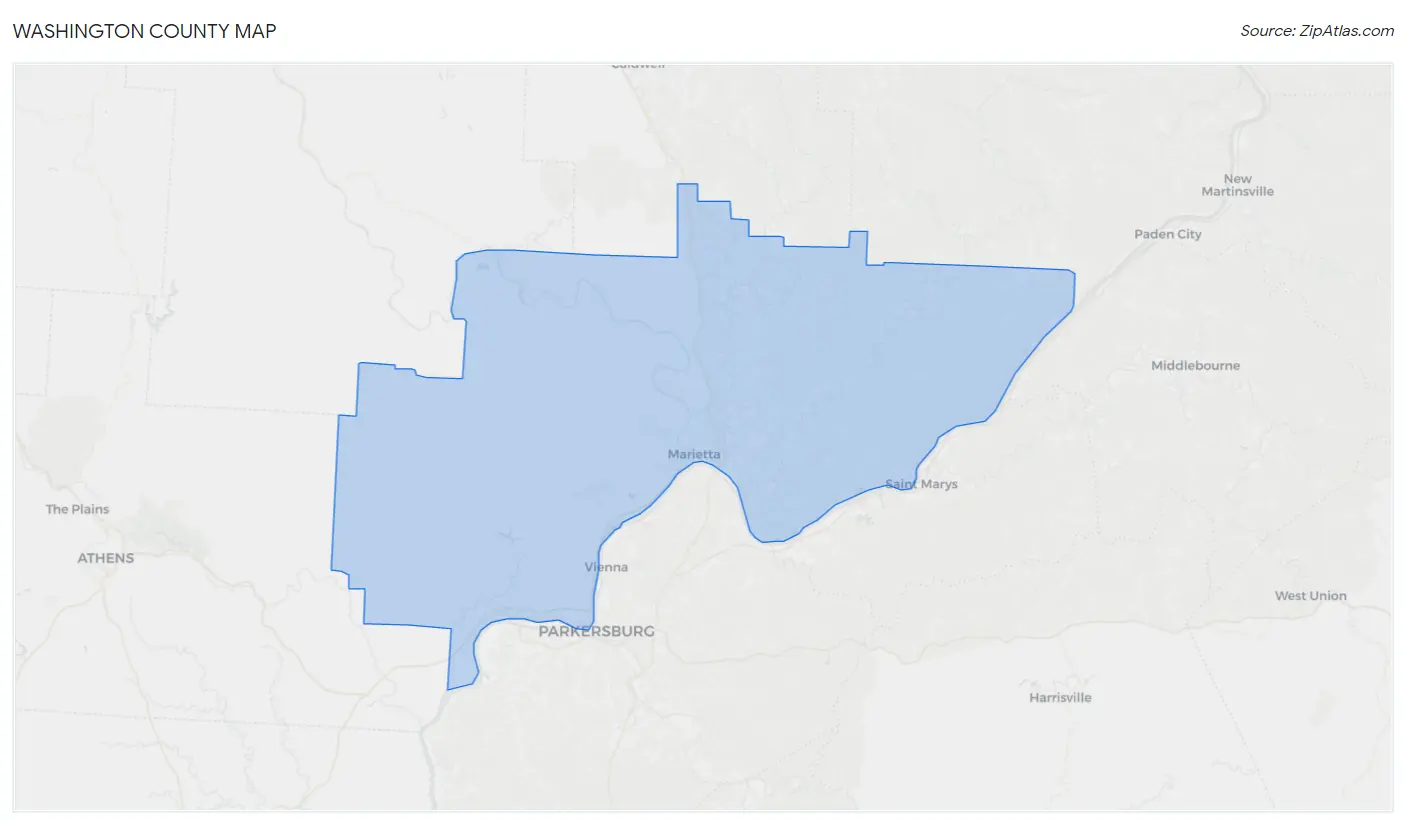 Washington County Map