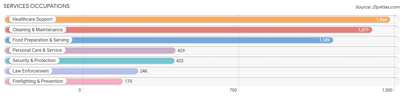 Services Occupations in Washington County