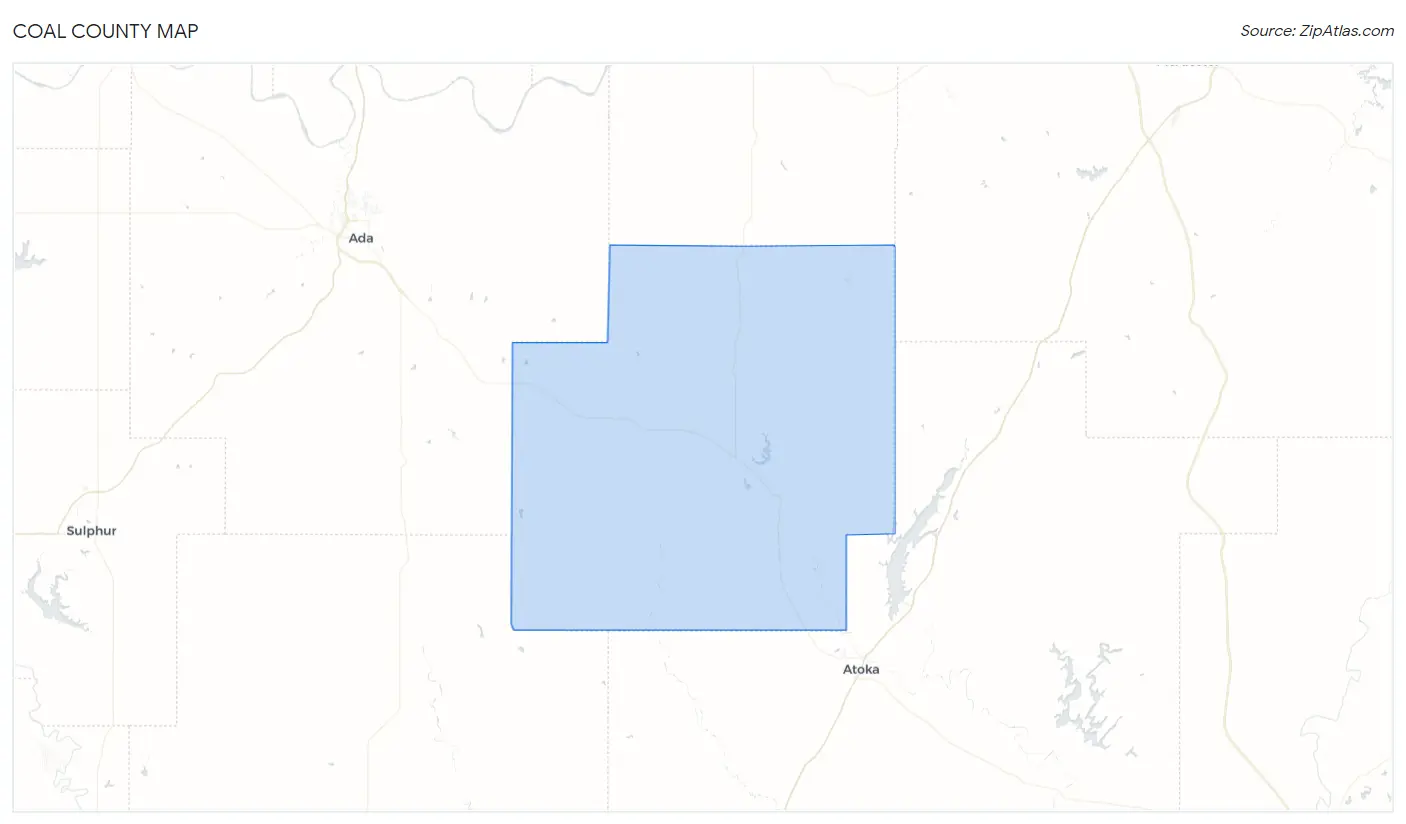 Coal County Map