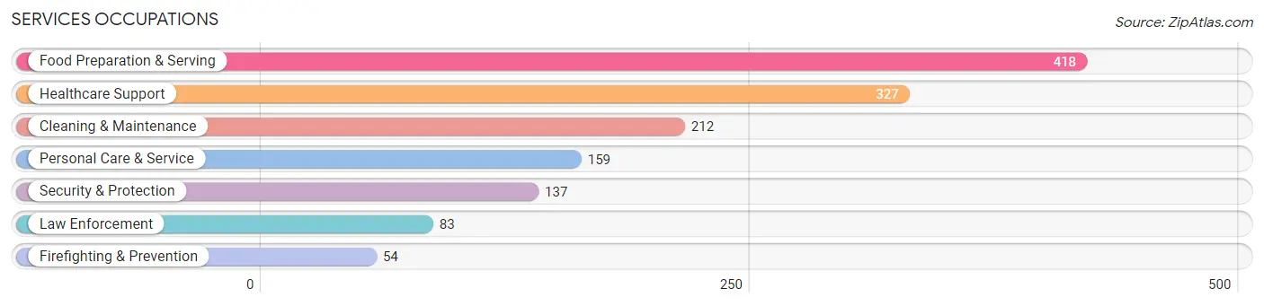 Services Occupations in Craig County