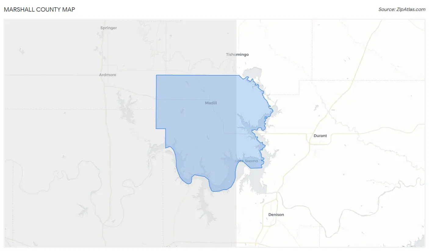 Marshall County Map