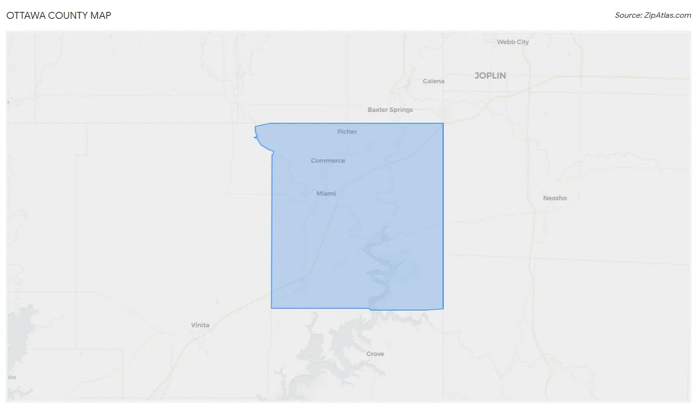 Ottawa County Map