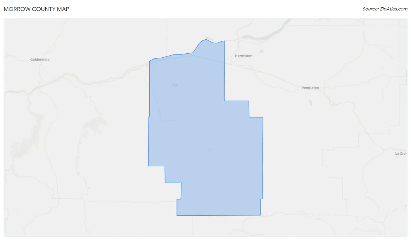 Morrow County Map