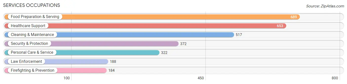 Services Occupations in Union County