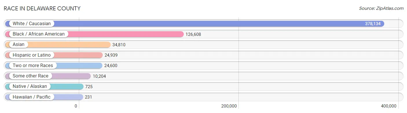 Race in Delaware County