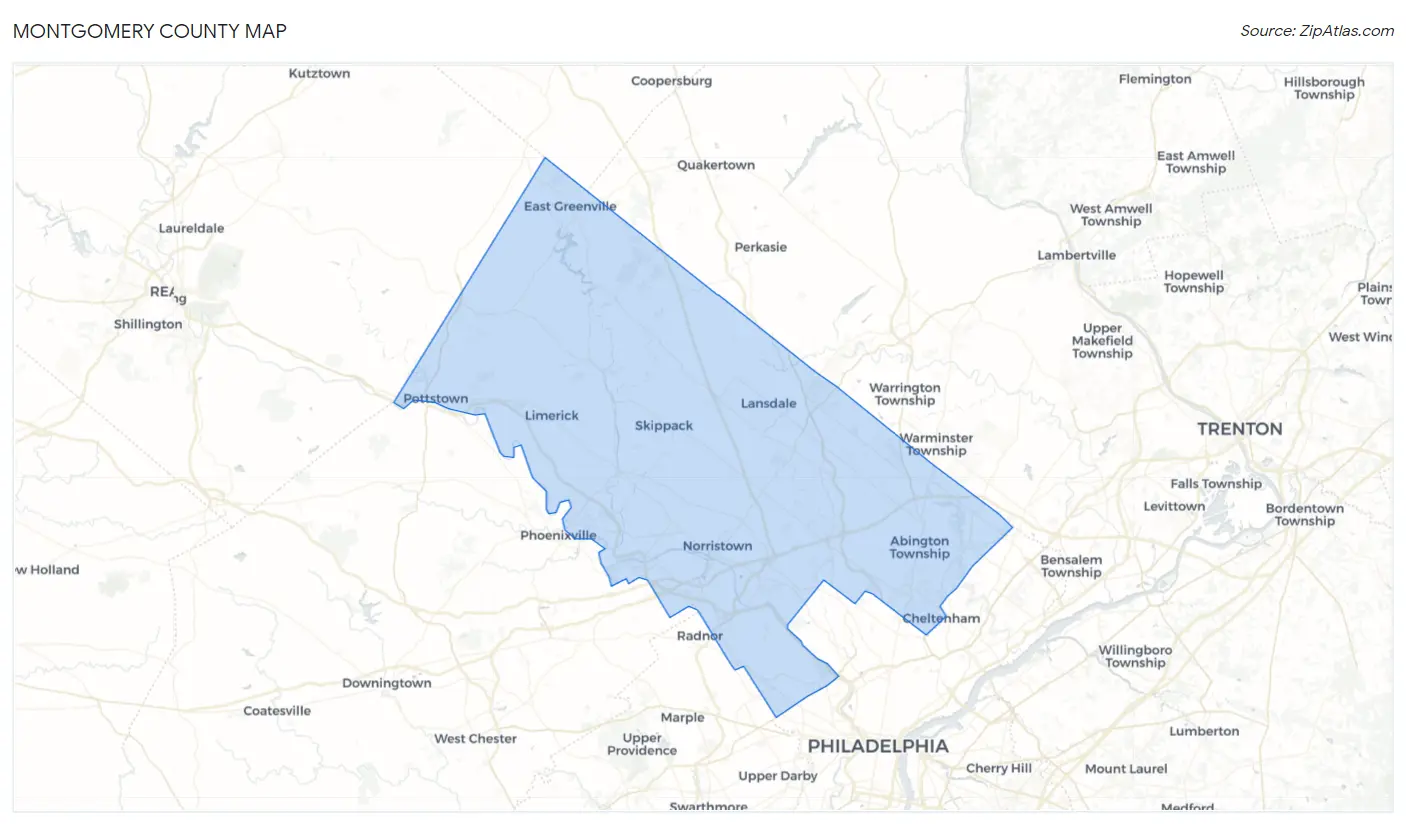 Montgomery County Map