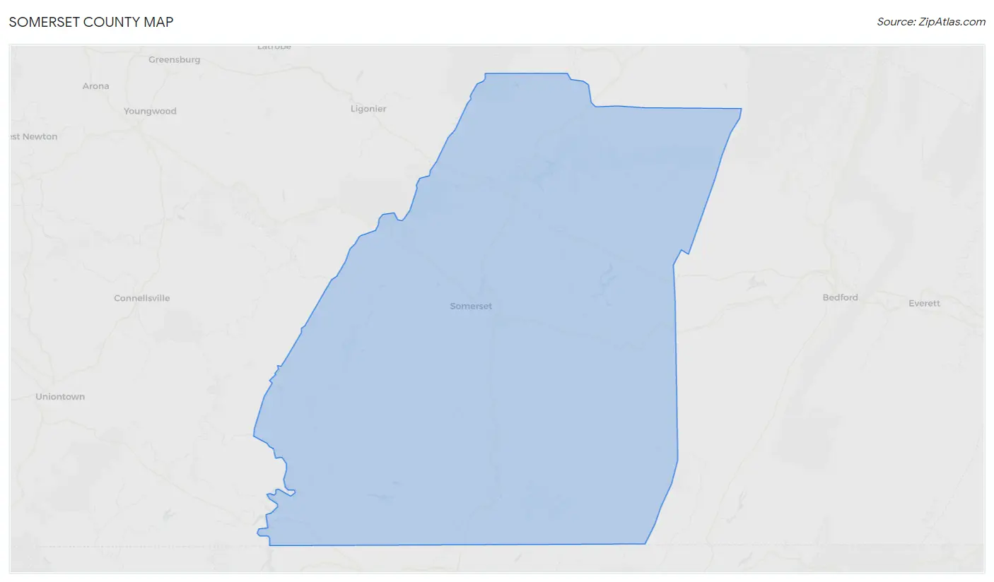 Somerset County Map