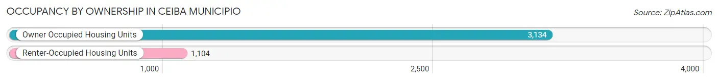 Occupancy by Ownership in Ceiba Municipio