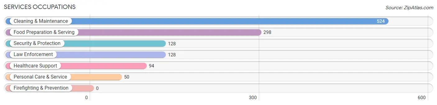 Services Occupations in Comerio Municipio