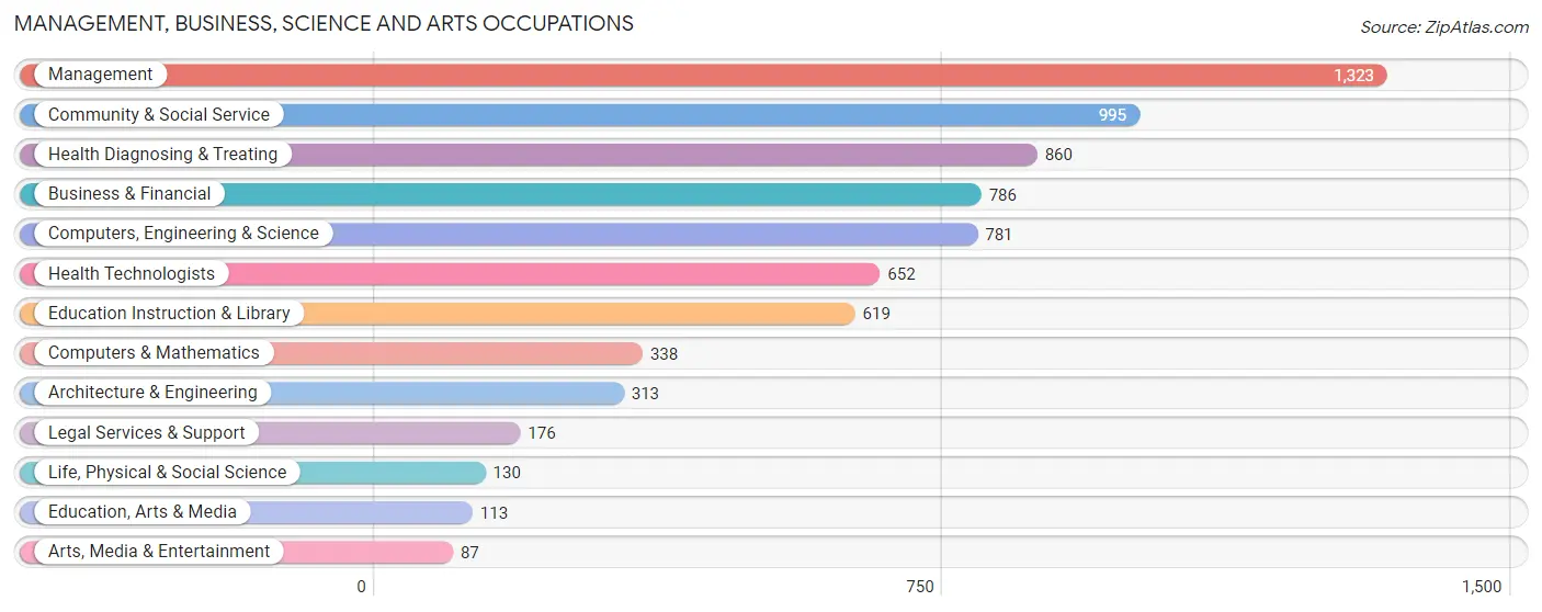 Management, Business, Science and Arts Occupations in Dorado Municipio