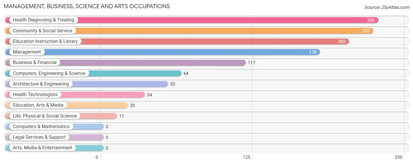 Management, Business, Science and Arts Occupations in Florida Municipio