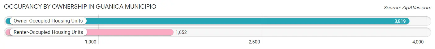 Occupancy by Ownership in Guanica Municipio