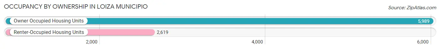Occupancy by Ownership in Loiza Municipio