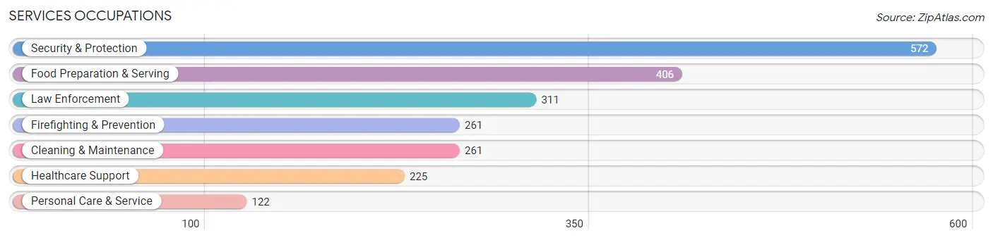 Services Occupations in Morovis Municipio