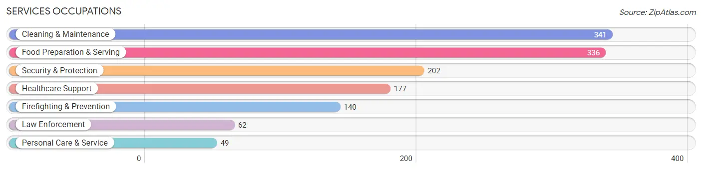 Services Occupations in Orocovis Municipio