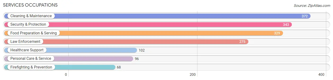 Services Occupations in Penuelas Municipio