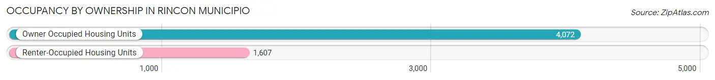 Occupancy by Ownership in Rincon Municipio