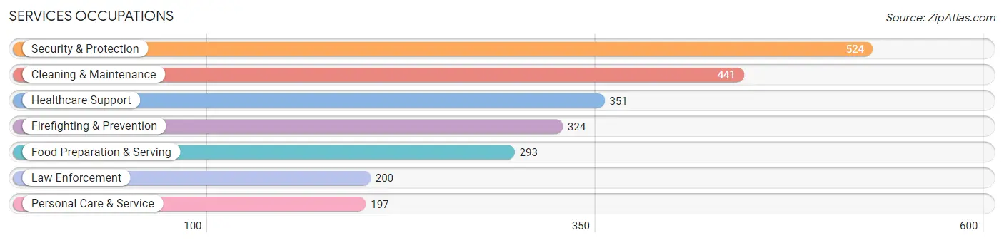 Services Occupations in Santa Isabel Municipio