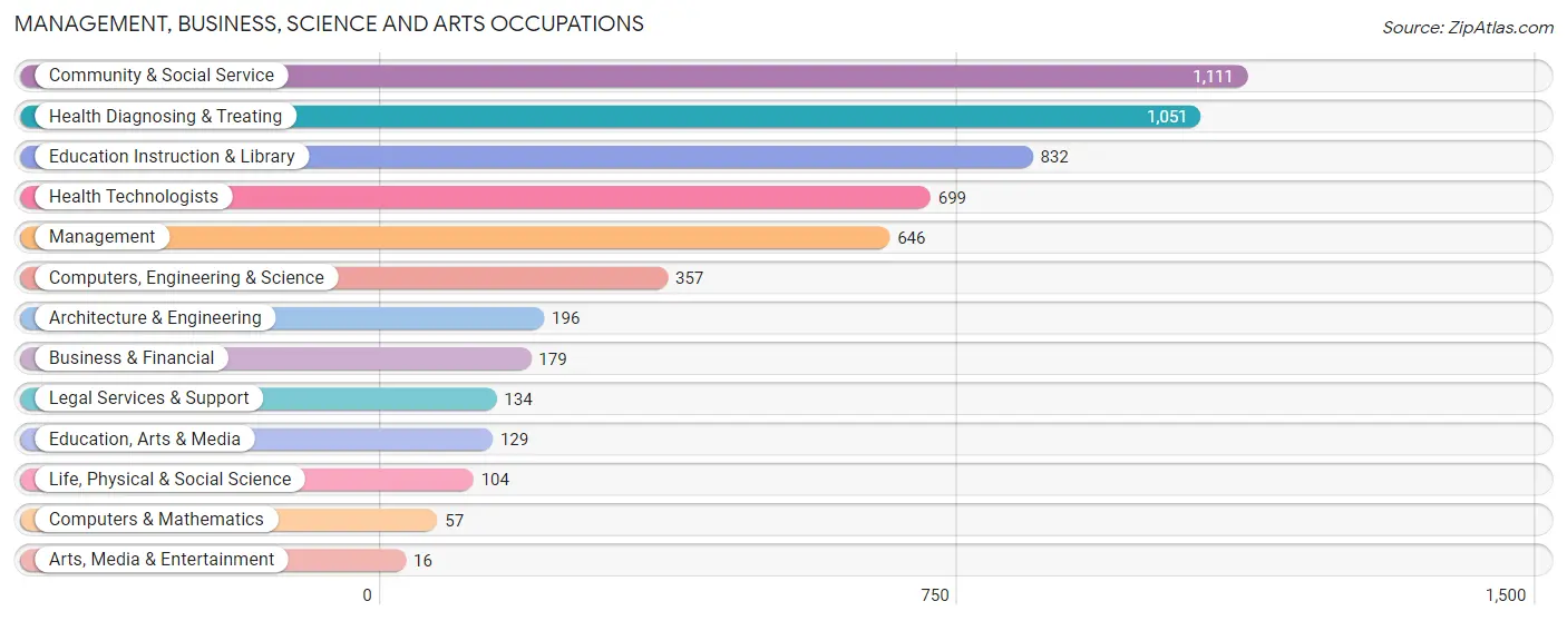 Management, Business, Science and Arts Occupations in Yauco Municipio