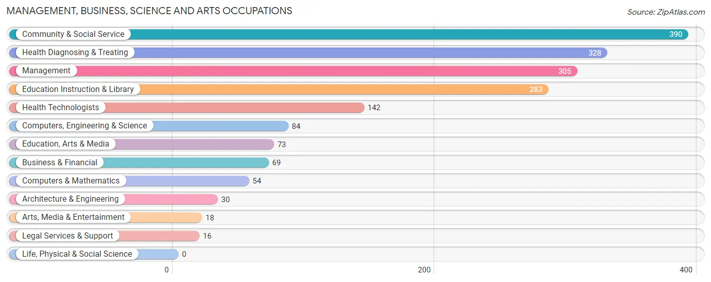 Management, Business, Science and Arts Occupations in Bamberg County