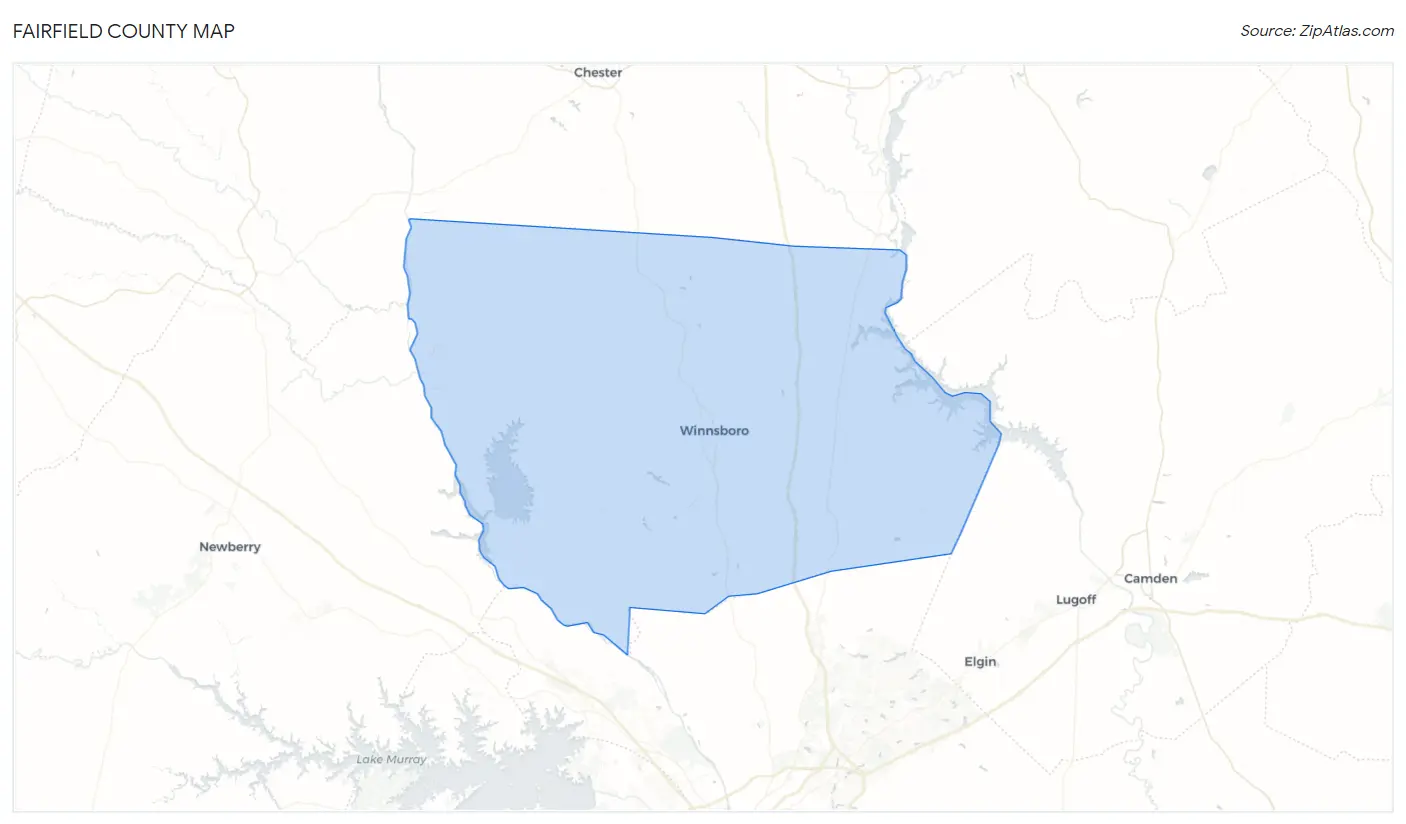 Fairfield County Map