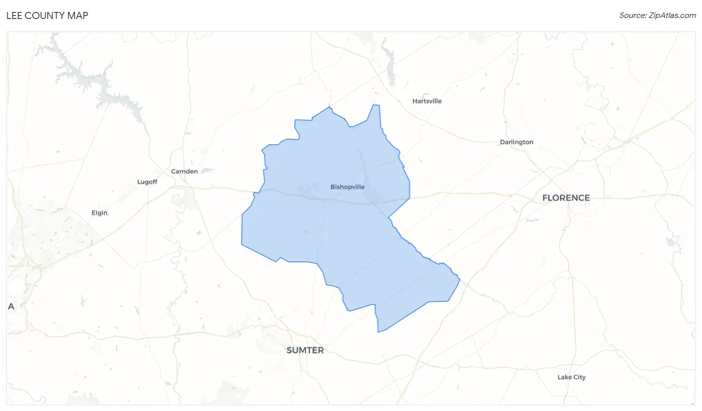 Lee County Map