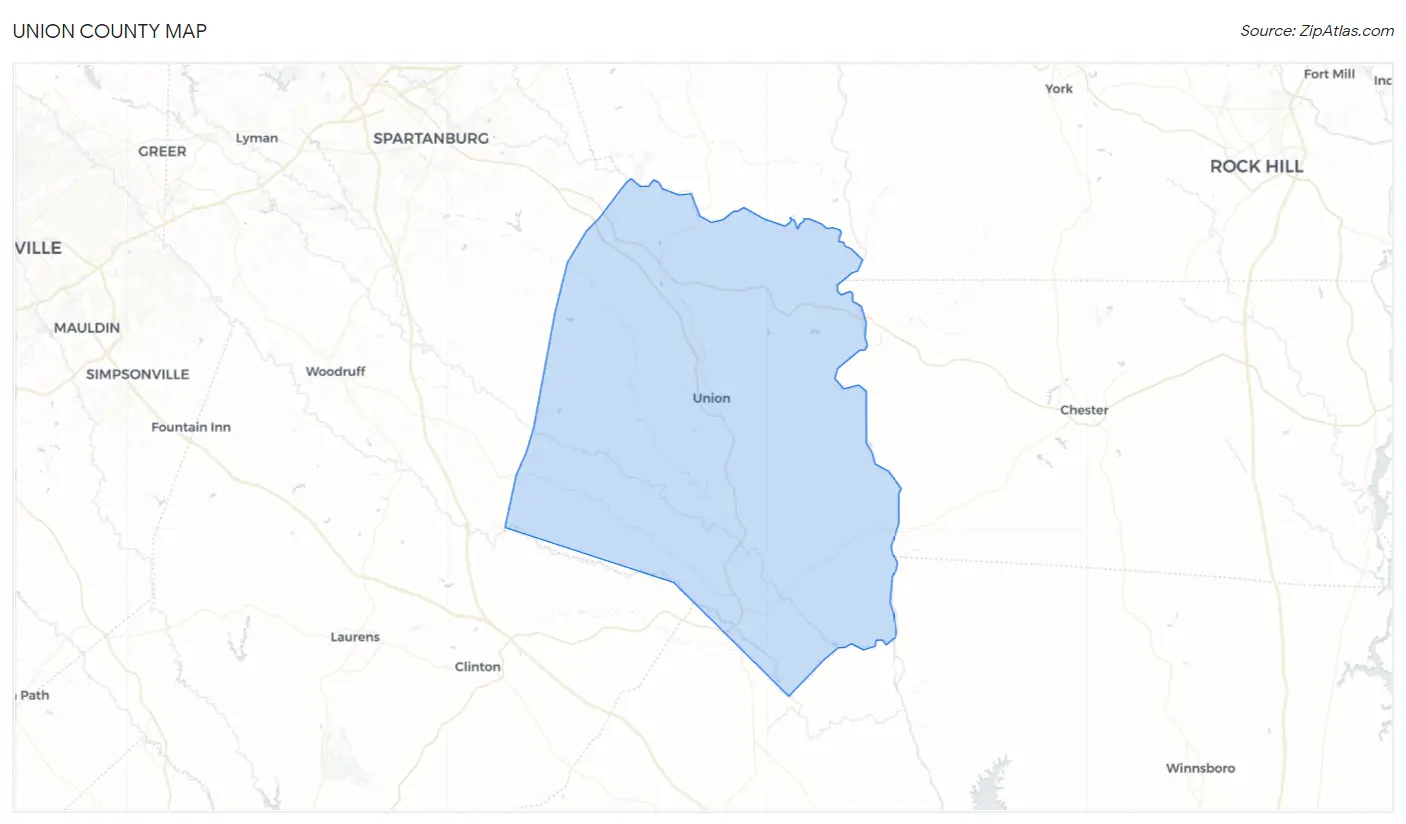 Union County Map