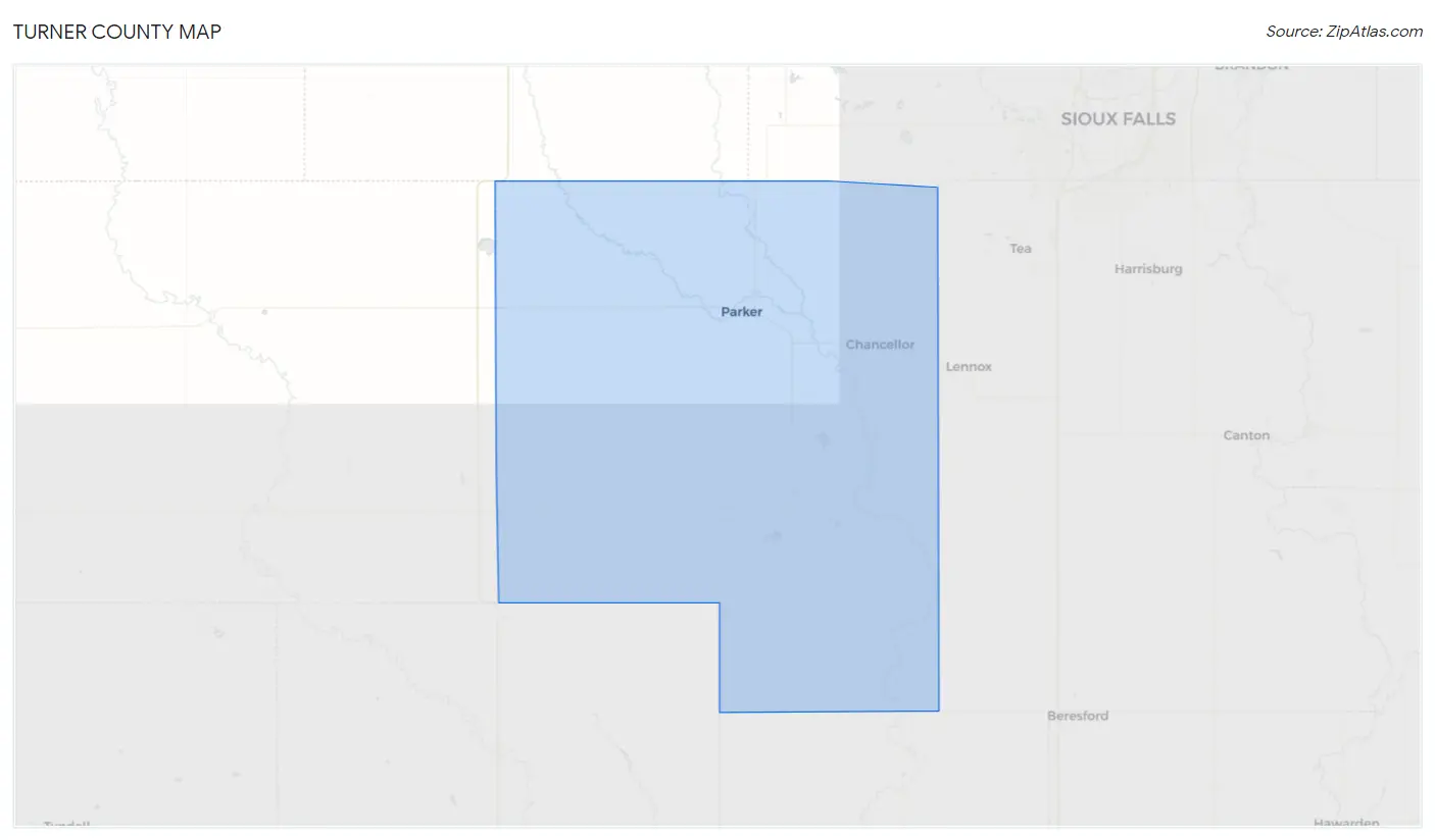 Turner County Map