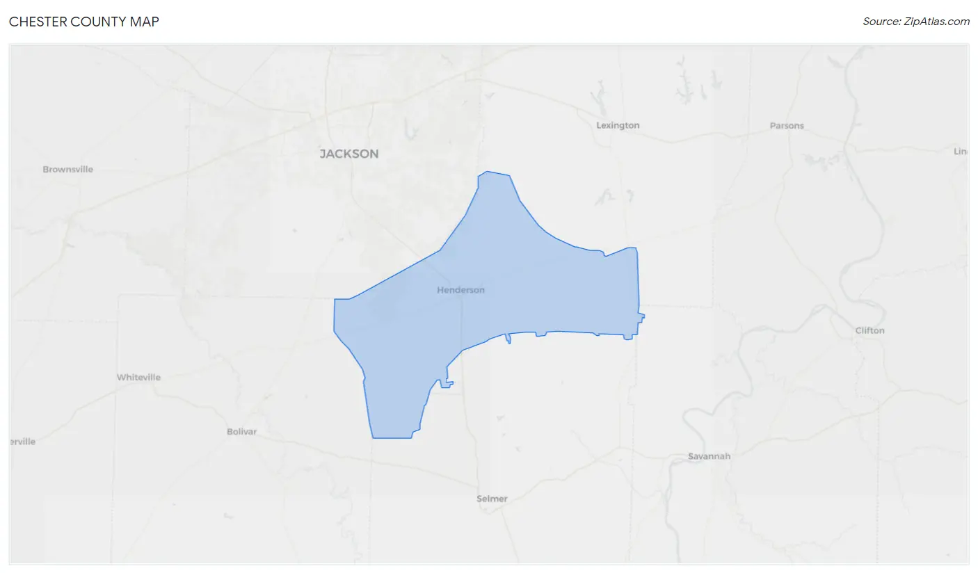 Chester County Map