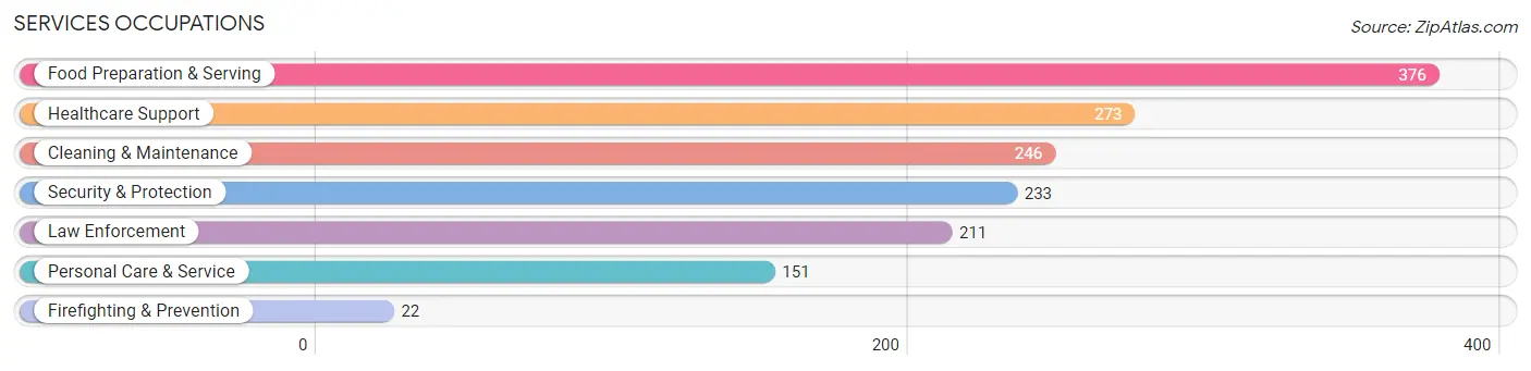 Services Occupations in Chester County