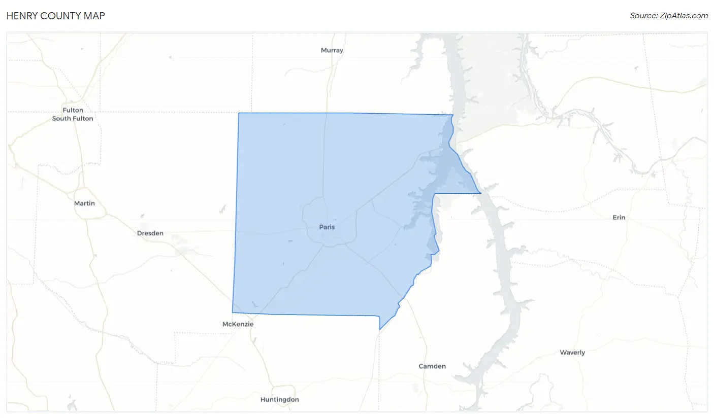 Henry County Map