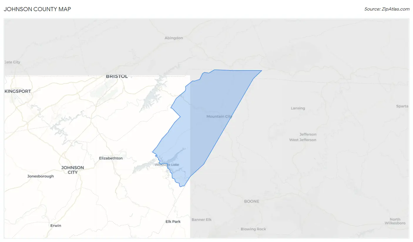 Johnson County Map