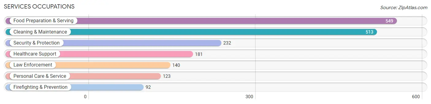 Services Occupations in Johnson County