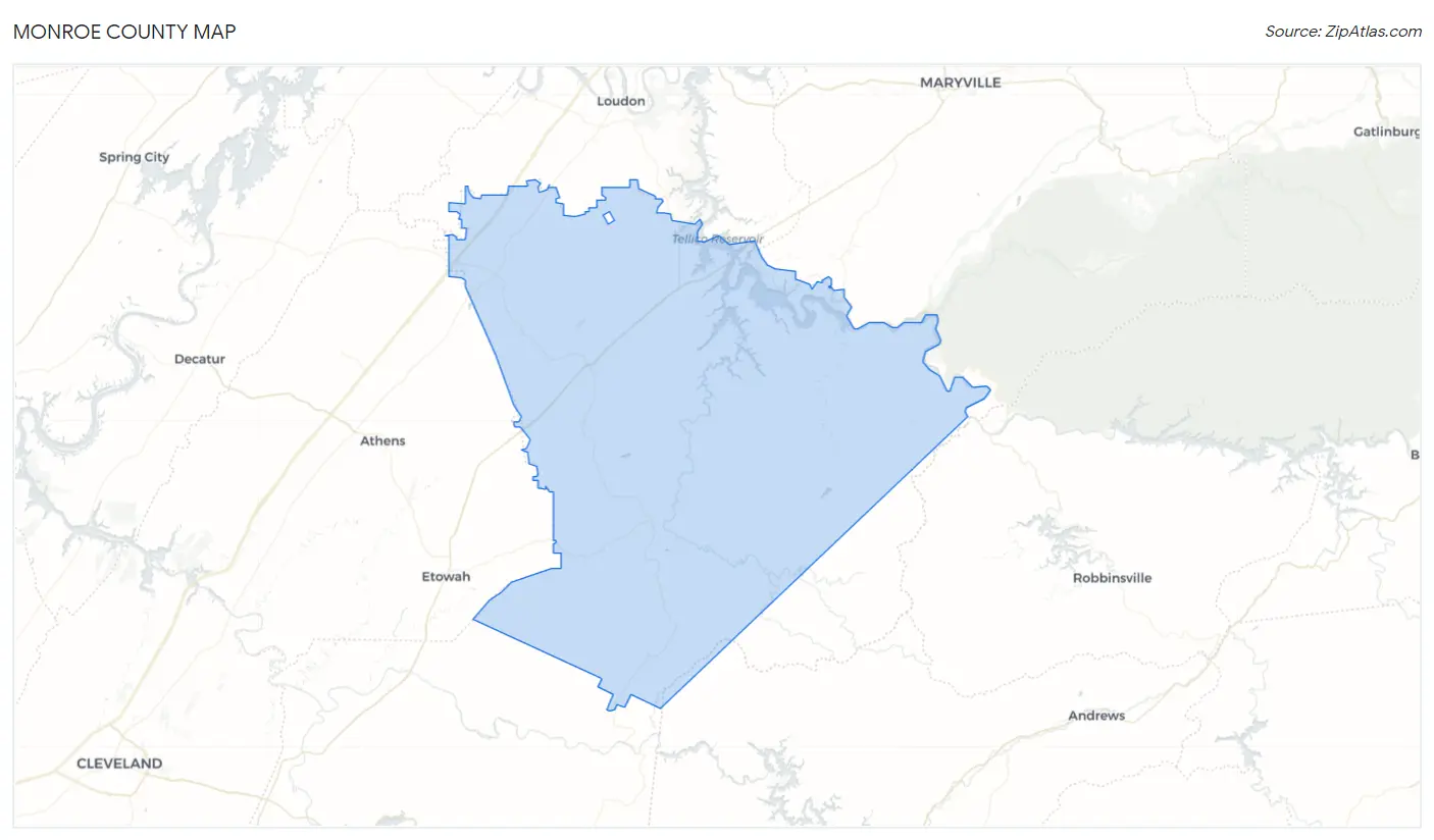 Monroe County Map